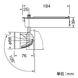 山田照明 【生産完了品】LEDスポットライト LED10W 電球色相当 定格光束365lm ハロゲンランプ65W相当 ホワイト レンズユニット別売 LEDスポットライト LED10W 電球色相当 定格光束365lm ハロゲンランプ65W相当 ホワイト レンズユニット別売 SD-4415-L 画像3