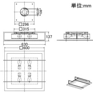 山田照明 【生産完了品】シーリングライト 4.5〜6畳向け E26電球形蛍光灯(電球色)A15形×4 シーリングライト 4.5～6畳向け E26電球形蛍光灯(電球色)A15形×4 LF-3776 画像4