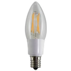 STE 【販売終了】LED電球 デコフィラメント キャンドル 電球色 E17 JC17F3L