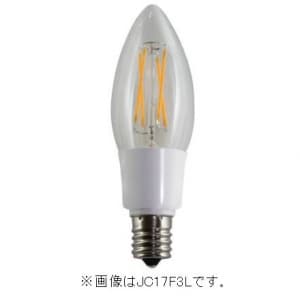 STE 【販売終了】【ケース販売特価 12個セット】LED電球 デコフィラメント キャンドル 電球色 E14 LED電球 デコフィラメント キャンドル 電球色 E14【ケース販売特価 12個セット】 JC14F3L_set