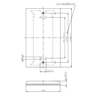 パナソニック 【生産完了品】カバープレート 取付枠付 スクエア 1連用 利休色 カバープレート 取付枠付 スクエア 1連用 利休色 WT8091G 画像2