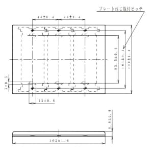 パナソニック 【生産完了品】カバープレート 取付枠付 スクエア 3連用 利休色 カバープレート 取付枠付 スクエア 3連用 利休色 WT8093G 画像2