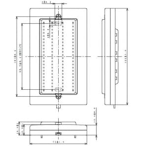 パナソニック 防雨スイッチプレート 1連用 スイッチ取付枠付 防雨スイッチプレート 1連用 スイッチ取付枠付 WTC7941 画像2