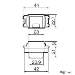 パナソニック 【生産完了品】アースターミナル フラット形 利休色 アースターミナル フラット形 利休色 WN3075G 画像3