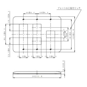 パナソニック 【生産完了品】コンセントプレート 3連用 6コ(3コ+2コ+1コ)用 ラウンド 利休色 コンセントプレート 3連用 6コ(3コ+2コ+1コ)用 ラウンド 利休色 WTF7086G 画像2