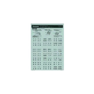 パナソニック 【限定特価】ネームスイッチカード2型 ダウンライト・ブラケット グレー WVC83211H