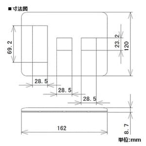 パナソニック コンセント用プレート 5コ(3コ+1コ+1コ)用 ラウンド ライトブロンズ コンセント用プレート 5コ(3コ+1コ+1コ)用 ラウンド ライトブロンズ WTV6275F2 画像2