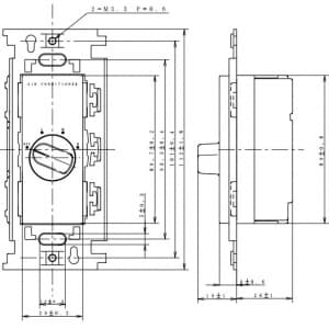 パナソニック フルカラー 埋込ファンコイル用スイッチ ランプ付 3段切替形 6A 100V フルカラー 埋込ファンコイル用スイッチ ランプ付 3段切替形 6A 100V WNH58012K 画像3