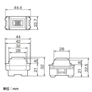 パナソニック フルカラー 埋込電圧検知型パイロットランプ 0.1W AC24V 白 フルカラー 埋込電圧検知型パイロットランプ 0.1W AC24V 白 WN3034W 画像2