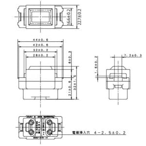 パナソニック フルカラー 埋込電圧検知型パイロットランプ 0.1W AC24V 白 フルカラー 埋込電圧検知型パイロットランプ 0.1W AC24V 白 WN3034W 画像3