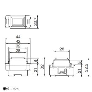 パナソニック フルカラー 埋込電圧検知型パイロットランプ 0.4W 200V 白 フルカラー 埋込電圧検知型パイロットランプ 0.4W 200V 白 WN3032WK 画像2