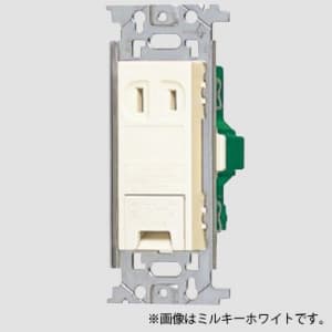 パナソニック 【生産完了品】フルカラー 埋込コンセント アースターミナル付 取付枠付 15A 125V グレー フルカラー 埋込コンセント アースターミナル付 取付枠付 15A 125V グレー WN1031H