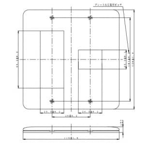 パナソニック 【生産完了品】フルカラー モダンプレート 4コ(3コ+1コ)用 利休色 フルカラー モダンプレート 4コ(3コ+1コ)用 利休色 WN6074G 画像3