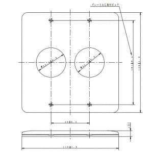 パナソニック 【生産完了品】フルカラー モダンコンセントプレート 丸型2連 穴径 35.5mm 利休色 フルカラー モダンコンセントプレート 丸型2連 穴径 35.5mm 利休色 WN6023G 画像3