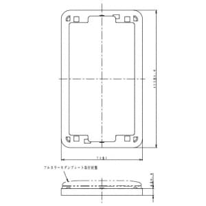 パナソニック 【生産完了品】フルカラー モダン並型継枠 厚さ6mm 利休色 フルカラー モダン並型継枠 厚さ6mm 利休色 WN8071G 画像2