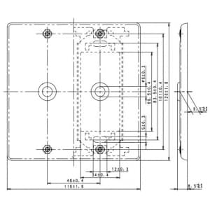 パナソニック フルカラー ステンレス電話線プレート 2連用 取付枠付 フルカラー ステンレス電話線プレート 2連用 取付枠付 WN7682K 画像3