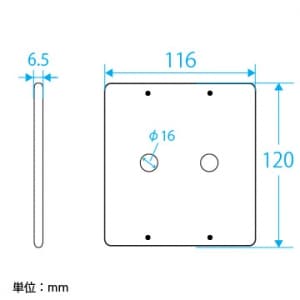 パナソニック フルカラー 新金属大穴電話線プレート 2連用 取付枠付 フルカラー 新金属大穴電話線プレート 2連用 取付枠付 WN7562 画像2