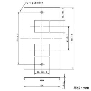 パナソニック 【生産完了品】フルカラー フルメタルプレート 2コ用 ライトブロンズ フルカラー フルメタルプレート 2コ用 ライトブロンズ WNV1402F 画像2