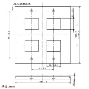 パナソニック 【生産完了品】フルカラー フルメタルプレート 4コ用 シルバーグレー フルカラー フルメタルプレート 4コ用 シルバーグレー WNV1404S 画像2