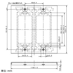 パナソニック 【生産完了品】フルカラー フルメタルカバープレート 2連用 取付枠付 ライトブロンズ フルカラー フルメタルカバープレート 2連用 取付枠付 ライトブロンズ WNV1492F 画像2