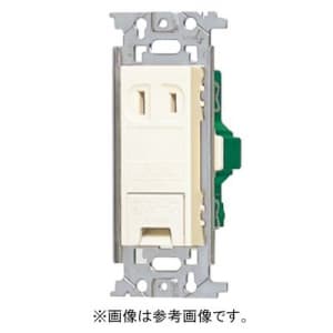 パナソニック 【生産完了品】フルカラー 埋込コンセント アースターミナル付 取付枠付 15A 125V ホワイト フルカラー 埋込コンセント アースターミナル付 取付枠付 15A 125V ホワイト WN1031SW 画像2