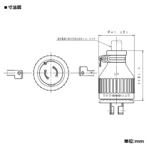 パナソニック 防水引掛2Pゴムキャップ 20A 250V ブラック 防水引掛2Pゴムキャップ 20A 250V ブラック WF8220K 画像2