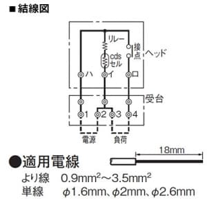 パナソニック EEスイッチ受台 JISプラグインCS形 ポール直付式 6A 125V EEスイッチ受台 JISプラグインCS形 ポール直付式 6A 125V EE8936 画像3