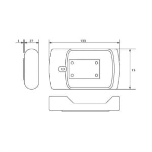 OPTEX 【生産完了品】設置型ワイヤレスパニックボタン 設置型ワイヤレスパニックボタン S-TB5/WPB-200III 画像3