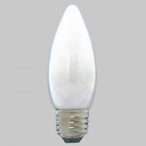 アサヒ シャンデリアランプ C32 110V15W 全光束:80lm 口金:E17 ホワイト C32E17110V-15W(S)