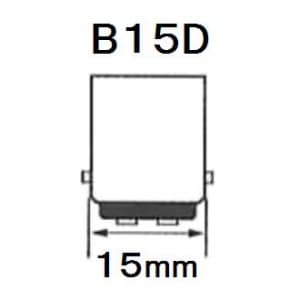 アサヒ ミニランプ S35 105V25W 全光束:200lm 口金:B15D フロスト ミニランプ S35 105V25W 全光束:200lm 口金:B15D フロスト S35B15D100/110V-25W(F) 画像3