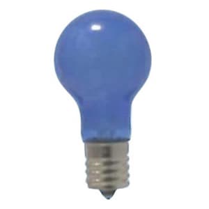 アサヒ クリプトン耐熱透明カラー電球 PS35 105V57W 口金:E17 昼光染フロスト KRPS35E17100/110V-57W(DF)