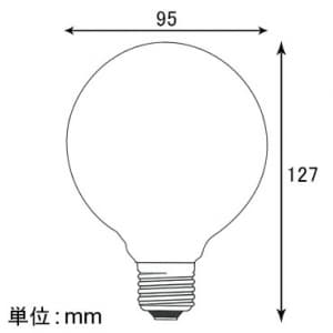 アサヒ バルーンカラー球 G95 105V60W 口金:E26 ピンク バルーンカラー球 G95 105V60W 口金:E26 ピンク バルーンG95E26100/110V-60Wピンク 画像2