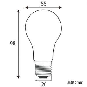 アサヒ 一般球カラー セラミック PS55 110V40W 口金:E26 イエロー 一般球カラー セラミック PS55 110V40W 口金:E26 イエロー PS55E26110V-40W(Y) 画像2