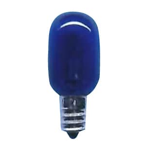 アサヒ ナツメ球 T20カラー 110V5W 口金:E12 透明ブルー ナツメT20E12110V-5W(CB)