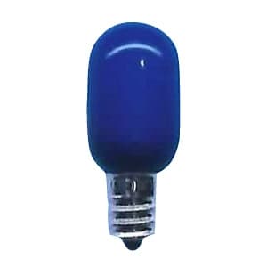 アサヒ ナツメ球 T20カラー 110V5W 口金:E12 ブルー ナツメT20E12110V-5W(B)