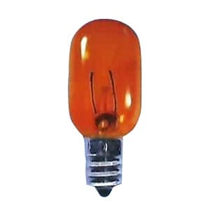 アサヒ ナツメ球 T20カラー 110V5W 口金:E12 透明オレンジ ナツメT20E12110V-5W(COR)