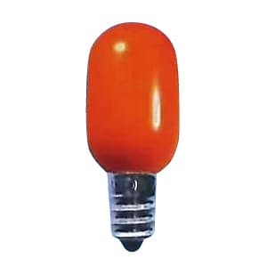 アサヒ ナツメ球 T20カラー 110V5W 口金:E12 オレンジ ナツメT20E12110V-5W(OR)