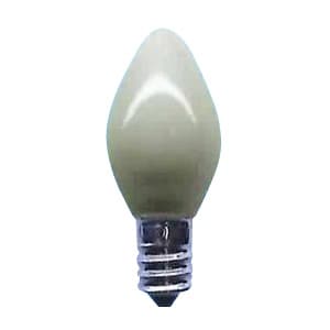 アサヒ ローソク球 C7 110V5W 全光束:10lm 口金:E12 ホワイト ローソクC7E12110V-5W(S)