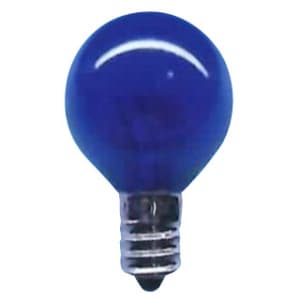 アサヒ 【ケース販売特価 25個セット】透明カラー球 G30 110V5W 口金:E12 透明ブルー G30E12110V-5W(CB)_set