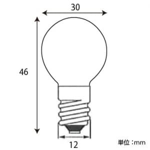 アサヒ 透明カラー球 G30 110V5W 口金:E12 透明ブルー 透明カラー球 G30 110V5W 口金:E12 透明ブルー G30E12110V-5W(CB) 画像3