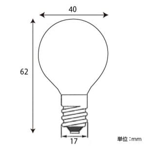 アサヒ 【生産完了品】【お買い得品 50個セット】点滅球 G40 100V10W 口金:E17 クリヤー 【お買い得品 50個セット】点滅球 G40 100V10W 口金:E17 クリヤー テンメツキュウG40E17100V-10W(C)_50set 画像3