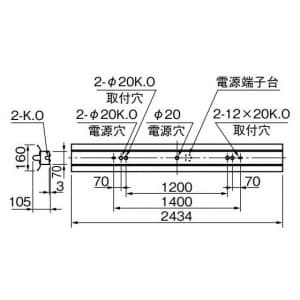 三菱 【生産完了品】蛍光灯ベース照明 反射笠タイプ FHF86形×1灯 蛍光灯別売 プルスイッチ付  YH8011FAPN 画像2