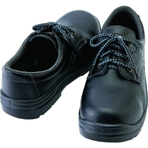 アイトス セーフティシューズ(ウレタン短靴ヒモ) 樹脂先芯 サイズ22.0cm ブラック スリップサイン付 AZ59811_010_22