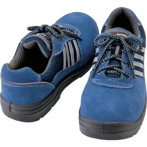 アイトス セーフティシューズ ウレタン短靴ヒモ 樹脂先芯 サイズ24.0cm ネイビー スリップサイン付 AZ59821_008_24