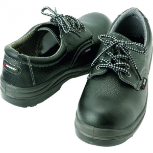 アイトス セーフティシューズ ウレタン短靴ヒモ 鋼製先芯 サイズ24.5cm ブラック スリップサイン付 AZ59801_710_24.5