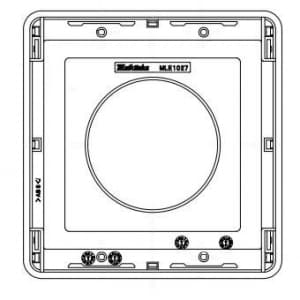 明工社 MLエレガントプレート 1コ用 コンセント φ58.5 MLエレガントプレート 1コ用 コンセント φ58.5 MLE1027 画像2