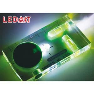 ジェフコム 【生産完了品】LEDライトレベル LED照明・磁石2箇所付  サイズ:91×13×51mm LEDライトレベル LED照明・磁石2箇所付  サイズ:91×13×51mm ML-LED 画像2