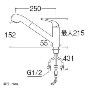 三栄水栓製作所 【生産完了品】  K87001JV 画像4