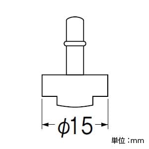 三栄水栓製作所 【販売終了】節水コマ 吊コマ 3個入 直径:15mm 寒冷地用 呼び13水栓用 節水コマ 吊コマ 3個入 直径:15mm 寒冷地用 呼び13水栓用 PP84T-2S-15 画像2