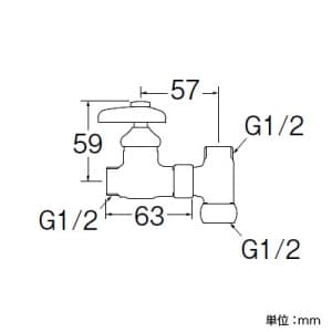 SANEI 【販売終了】分岐バルブ 呼び:13 分岐バルブ 呼び:13 B26-13 画像2